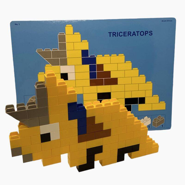 Klocki konstrukcyjne dinozaury 750 el. – Little Architect 5+