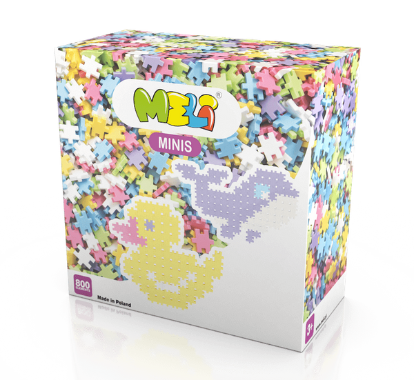 Meli Minis Pastel construction blocks 800 el.