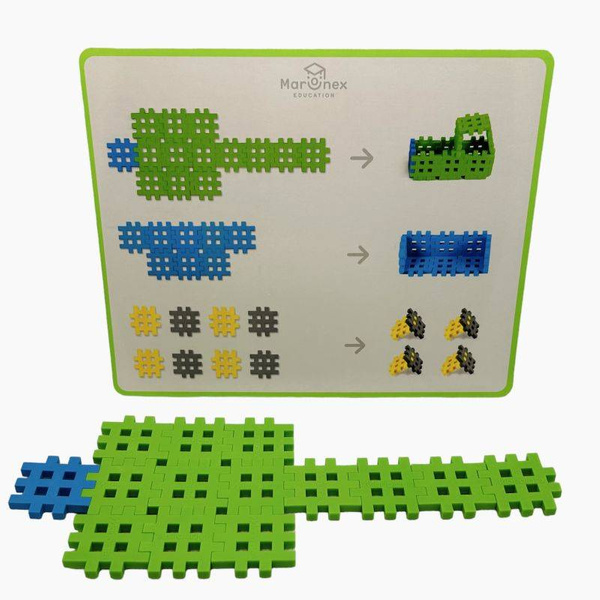 Educational set - Mini Waffle EDU blocks 500 el.