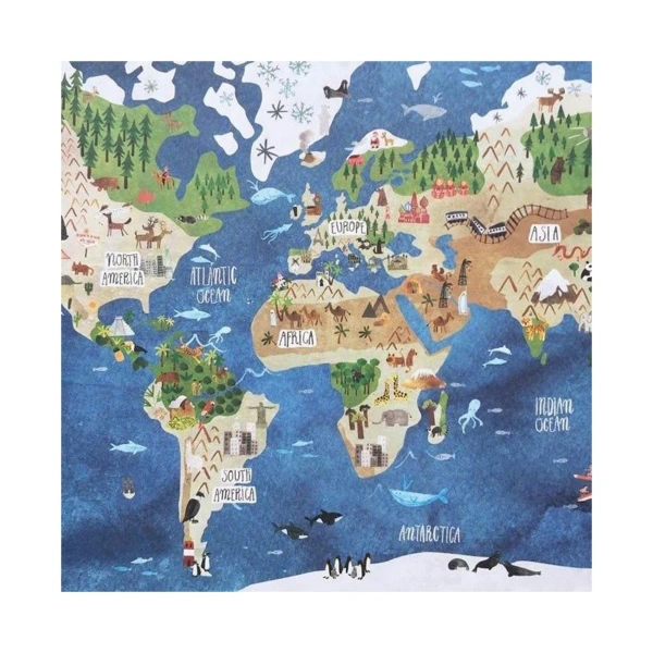 Londji World Map Puzzle 200pcs – Educational Geography 6+