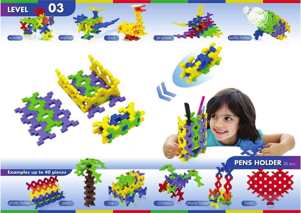 Incastro Cube XL 100 el. Construction blocks