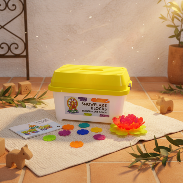 Translucent Snowflake Blocks 1050 pcs – Tong Le 3+