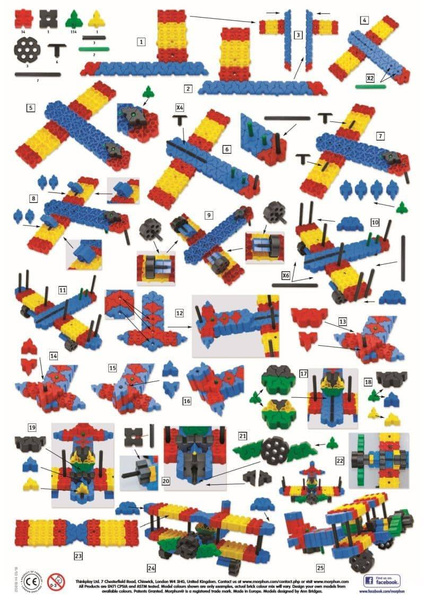 Morphun Junior Xtra 500 el. - Klocki konstrukcyjne