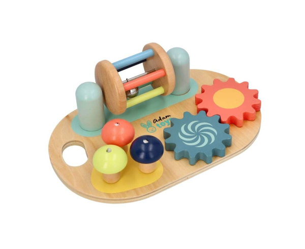 Wooden sensory activity board