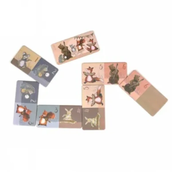 Gra domino Muzykanci z Bremy 28 kart – Egmont Toys 3+