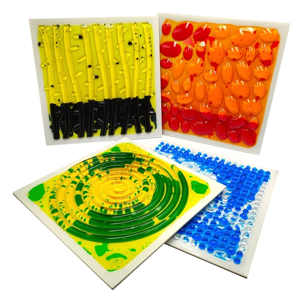 Teksturowane maty płynne Tullo - 4 szt.