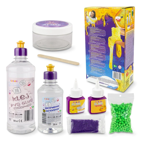SLIME ZESTAW DIY SENSORY 6w1