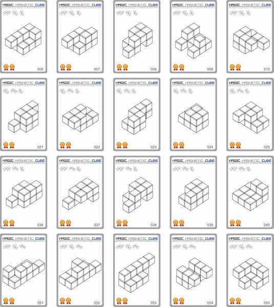 Magnetic Cubes - Magic Magnetic Cubes 56 el.