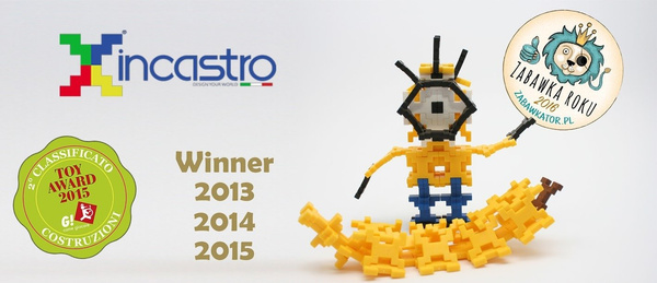 Incastro Cube XL 100 el. Construction blocks