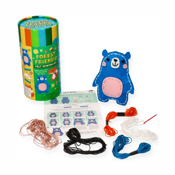 Barney&Buddy - zestaw kreatywny do szycia DIY - leśne zwierzątka