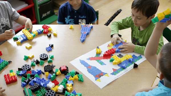 Morphun 24 Animals 252 el. - Construction blocks