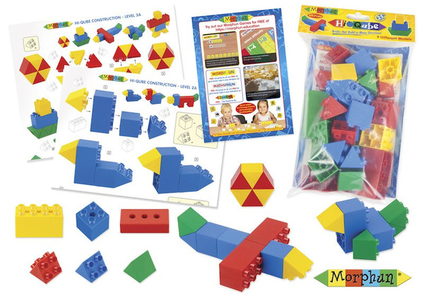 Morphun Hi-Qube 9 Models - Construction Blocks 