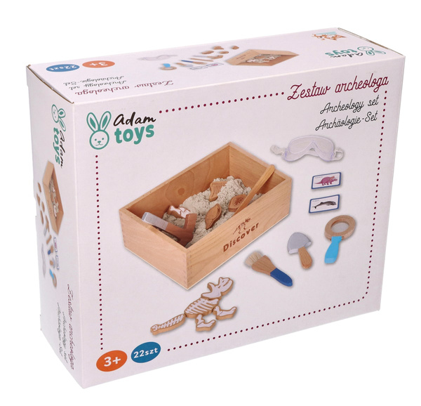 Little archaeologist set - with kinetic sand