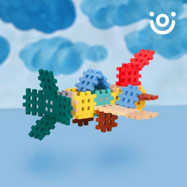 Mini Waffle Pastel 300 el. Construction blocks