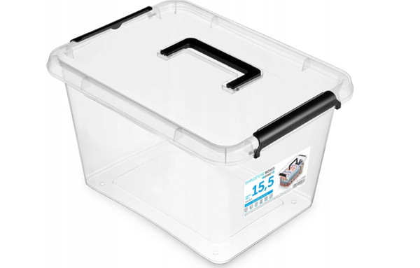 Simple Box 15.5 l container.  [transparent]