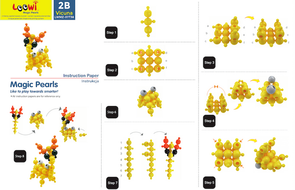 Klocki konstrukcyjne kulki 525 elementów – Loowi od 4 lat