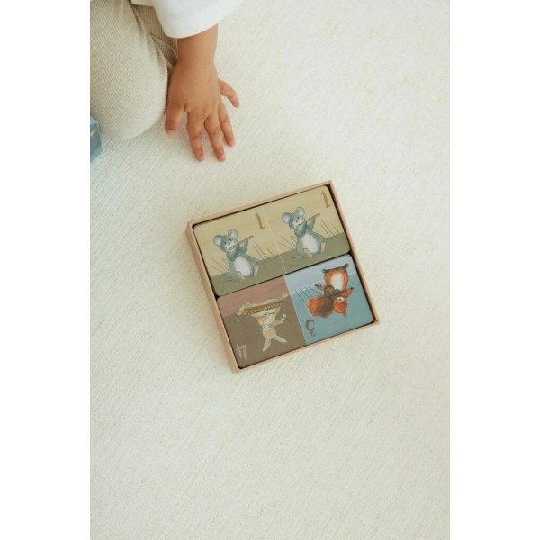 Gra domino Muzykanci z Bremy 28 kart – Egmont Toys 3+