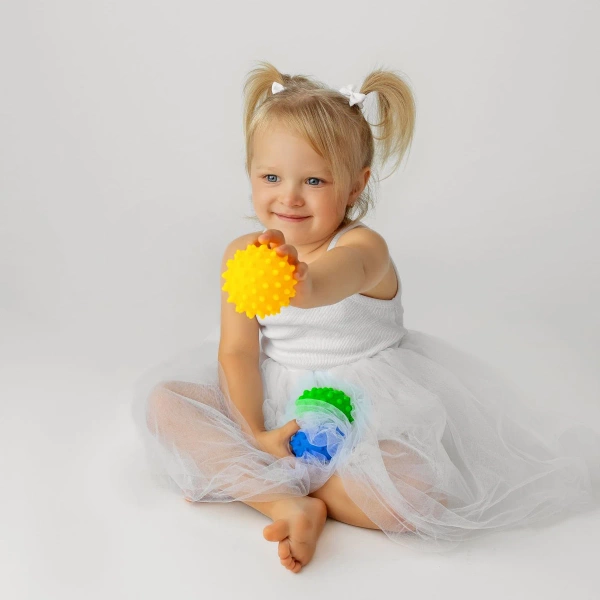 Sensorky sensory balls - Hedgehogs 3 pcs.
