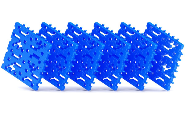 Meli Maxi Construction Base Blue 6 el.