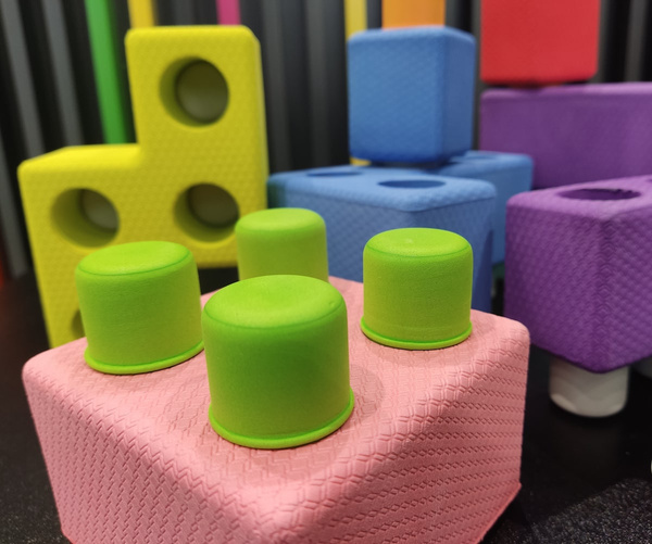 Tetris foam blocks - 45 el.