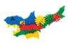 Gearphun Shark and Crocodile blocks - 200 el.