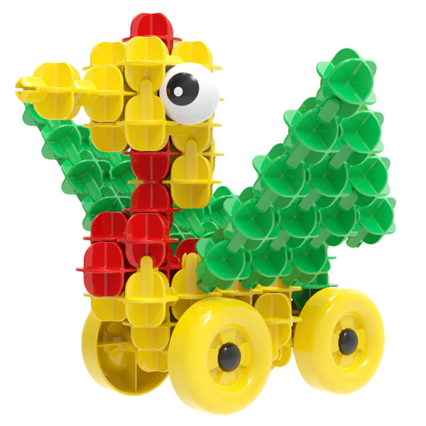 Klocki konstrukcyjne Molyka Yellow Box 158 elementów 3+ – Molyka