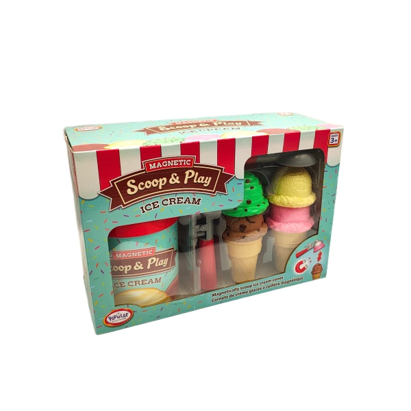 Ice cream maker - magnetic ice cream serving set