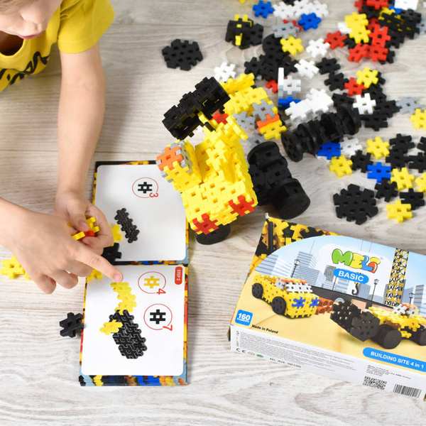 Klocki Meli Plac Budowy 4w1 160 el.