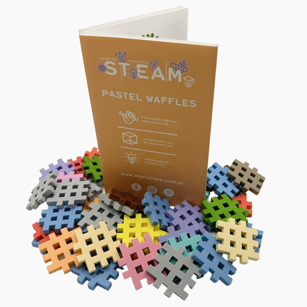 Mini Waffle Pastel 500 el. Klocki konstrukcyjne