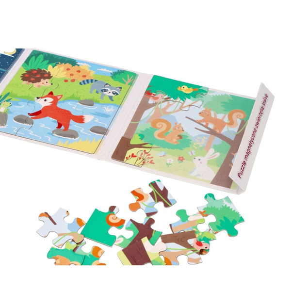 Magnetic puzzles - forest animals