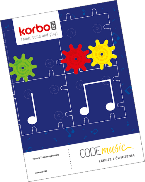 Korbo Książka Code Music - Zestaw lekcji i ćwiczeń 27 str. A4