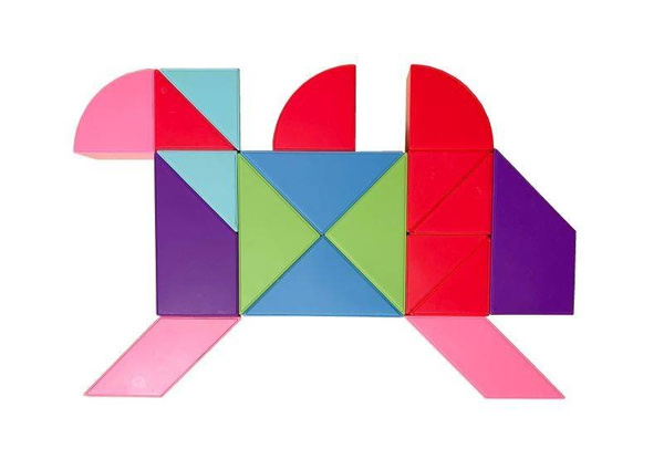 Magnetic Tangram Blocks - Magic Tangram 100el.