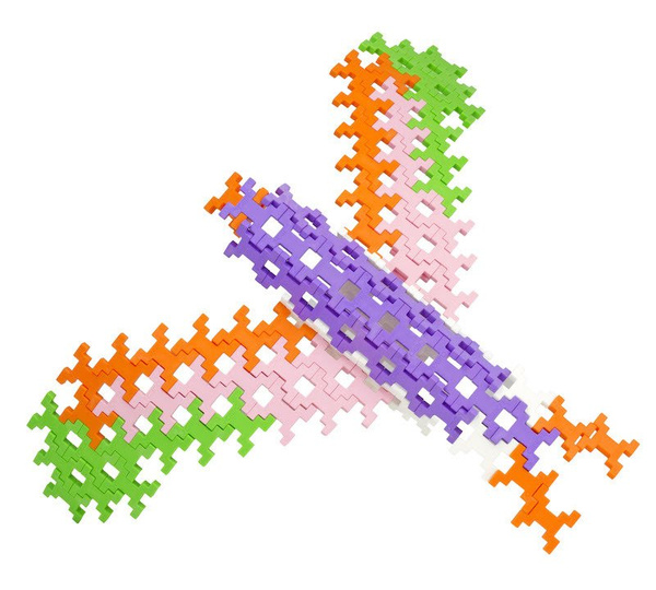 Klocki konstrukcyjne Incastro Midi Pink pastelowe 60 el. 4+