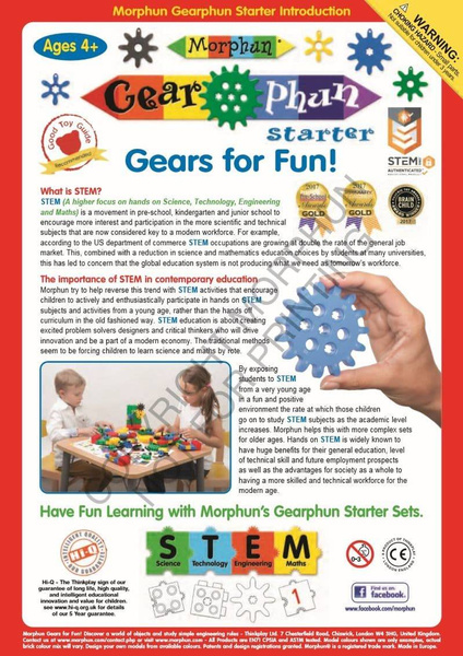 Morphun GearPhun 304 el. + Instructions 60 pp. A4