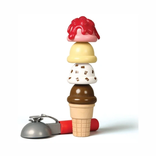 Melissa & Doug Lodziarnia – drewniany sklep z lodami dla dzieci 3+