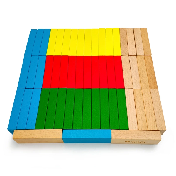 WABI Tower Jenga wooden blocks - 54 el.