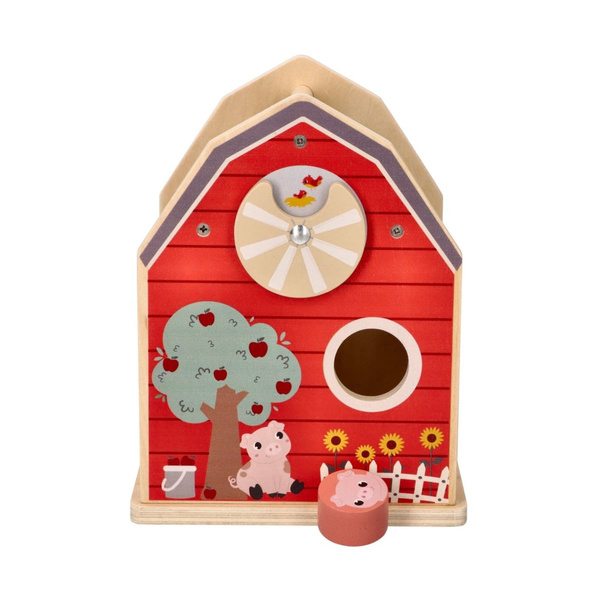Wooden sorter with blocks - Farm