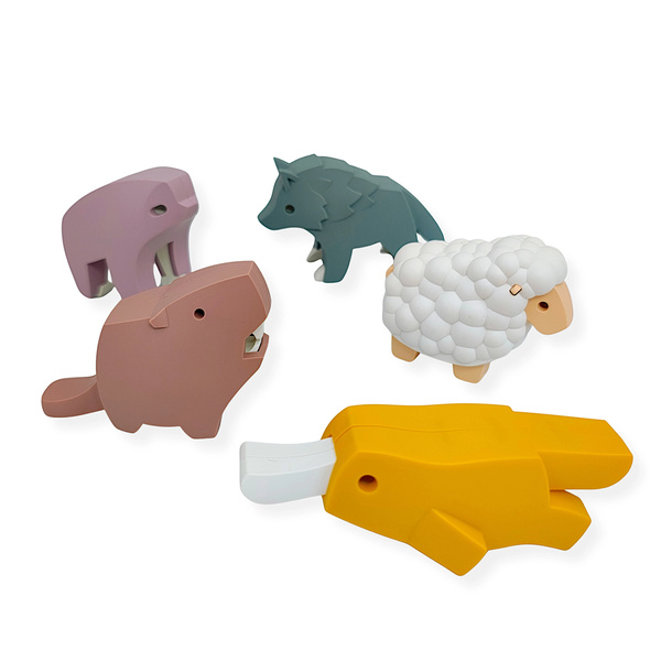 Magnetyczne figurki 3D zwierząt leśnych – Half Toys 3+