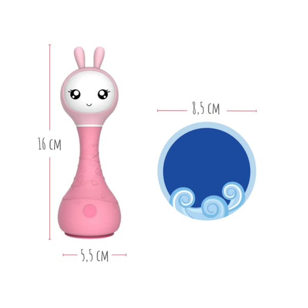 Króliczek Alilo Smarty Bunny R1 PINK - różowy