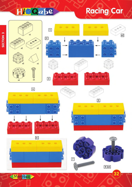Instrukcje do klocków Morphun Hi-Qube 36 str.