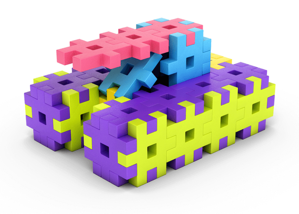 Meli Maxi Travel Box blocks 230 el.