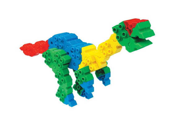 Klocki konstrukcyjne Morphun Dinozaury 100 el. – od 5 lat