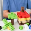 Klocki konstrukcyjne Meli Cube 100 elementów 3D – zestaw 3+