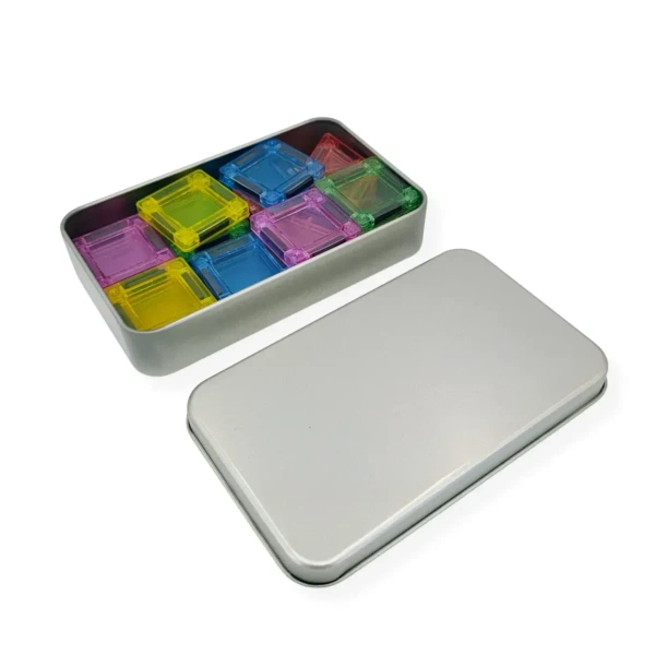 Klocki magnetyczne Mini 30 el. w puszce – Magnetic Mini Tiles 3+