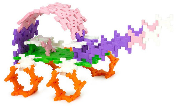 Klocki konstrukcyjne Incastro Midi Pink pastelowe 60 elementów 4+