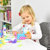 Klocki konstrukcyjne Meli Basic Constructor Pink 500 el. – 3+