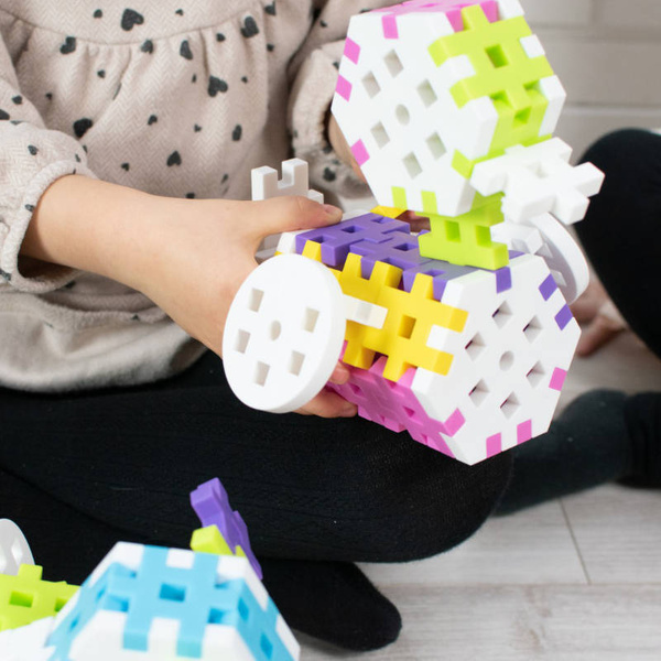 Meli Maxi Constructor Pink blocks 220 el.