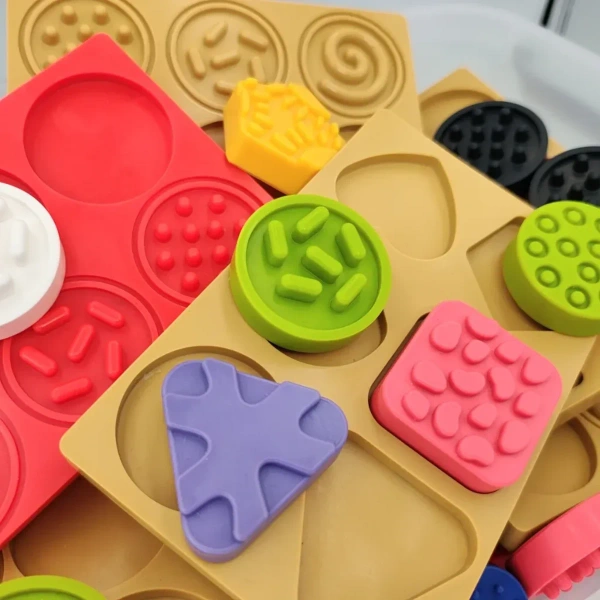 Sensory Puzzle Set 45 pcs – Touch & Shapes – Mom's Care 0+