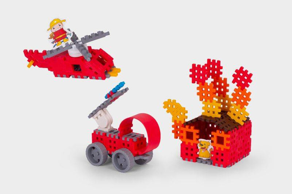 Mini Waffle Firefighter blocks medium set 90 el.