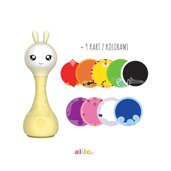 Króliczek Alilo Smarty Bunny R1 YELLOW - żółty